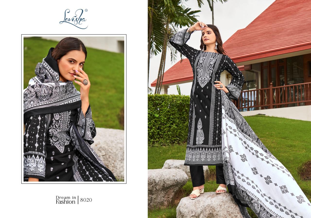 Levisha Naira Nx 8 Cotton Printed Dress Material Wholesale catalog