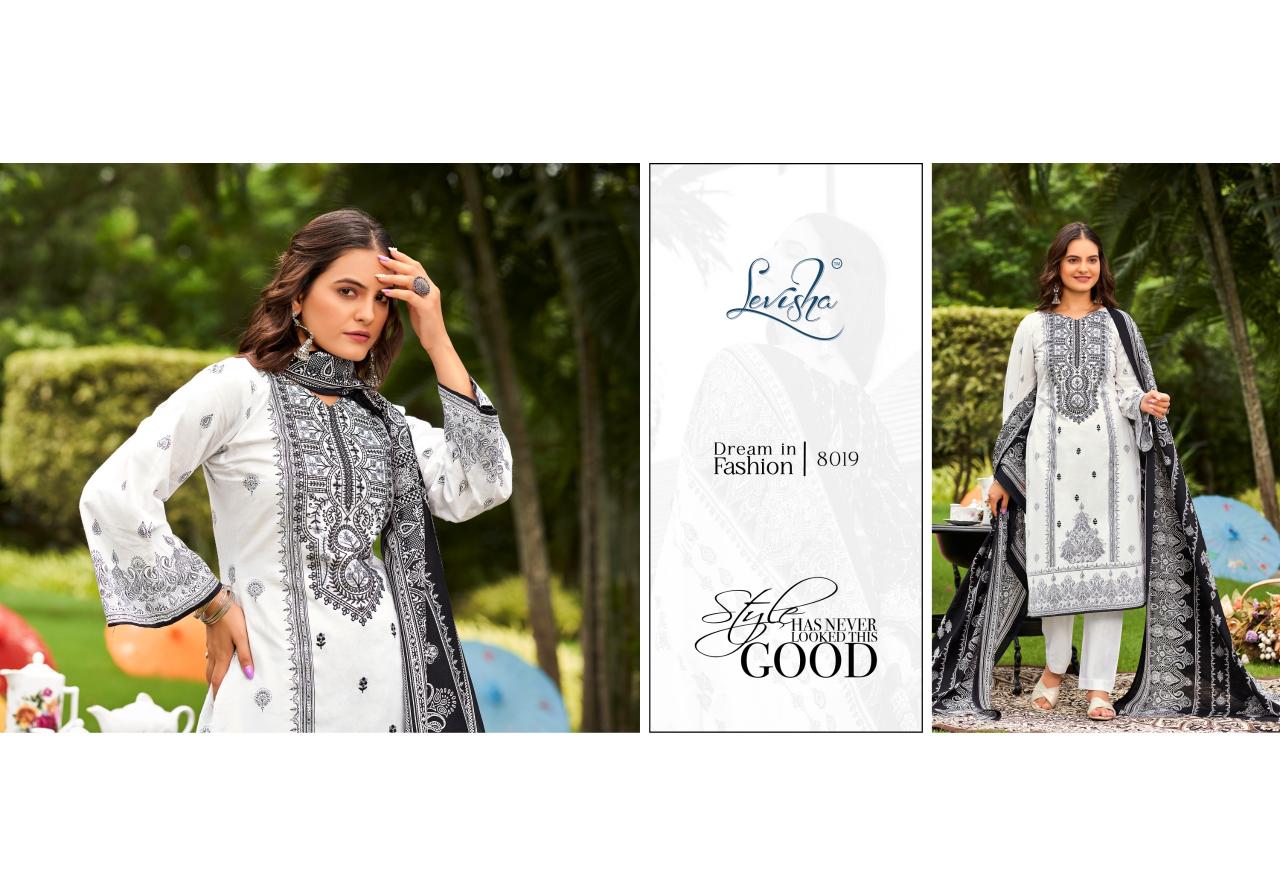 Levisha Naira Nx 8 Cotton Printed Dress Material Wholesale catalog