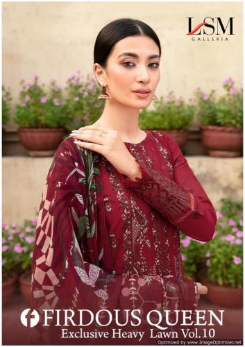 LSM Firdous Queen Vol-10 – Kurti Pant With Dupatta - Wholesale Catalog