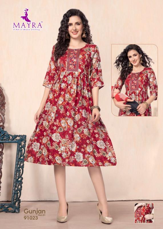 MAYRA GUNJAN Kurti Wholesale catalog