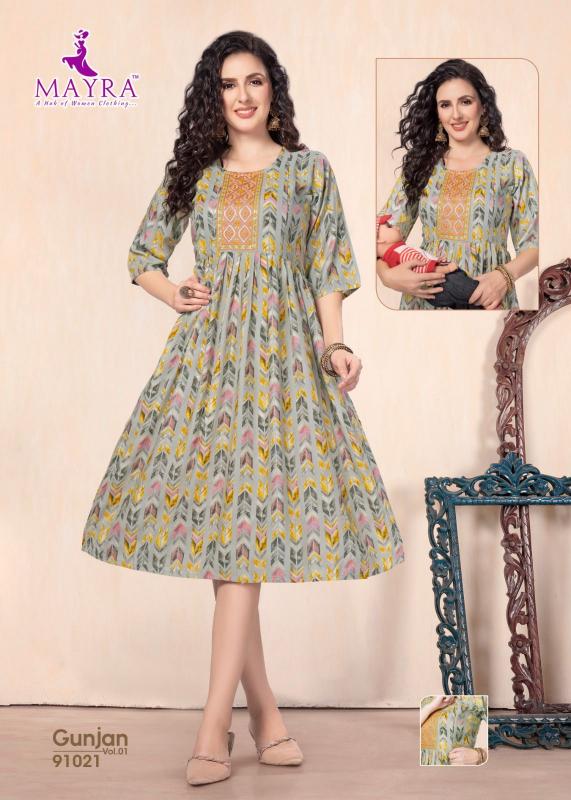 MAYRA GUNJAN Kurti Wholesale catalog