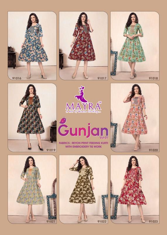 MAYRA GUNJAN Kurti Wholesale catalog