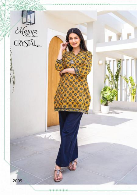 MAYUR CREATION crystal vol-2 Kurti Wholesale catalog