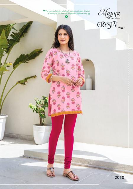 MAYUR CREATION crystal vol-2 Kurti Wholesale catalog