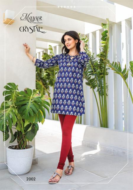 MAYUR CREATION crystal vol-2 Kurti Wholesale catalog