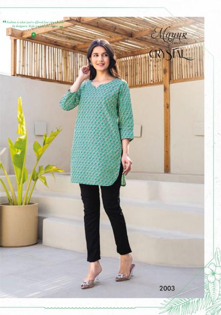 MAYUR CREATION crystal vol-2 Kurti Wholesale catalog