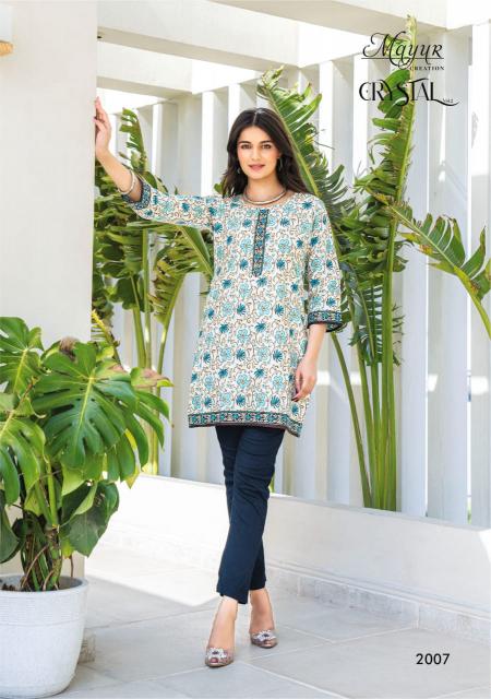 MAYUR CREATION crystal vol-2 Kurti Wholesale catalog