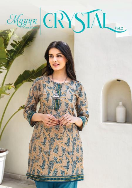 Mayur Crystal Vol-2 – Short Tops - Wholesale Catalog