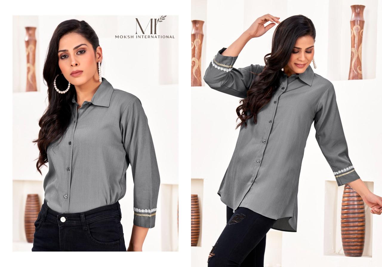 Moksh Dreams Shirt Vol 3 Top kurti wholesale catalog