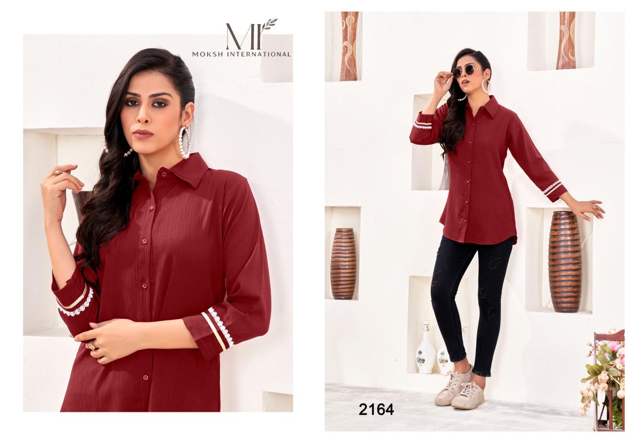 Moksh Dreams Shirt Vol 3 Top kurti wholesale catalog