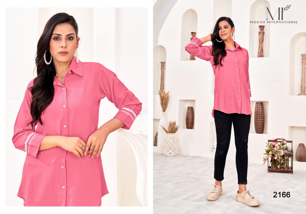 Moksh Dreams Shirt Vol 3 Top kurti wholesale catalog