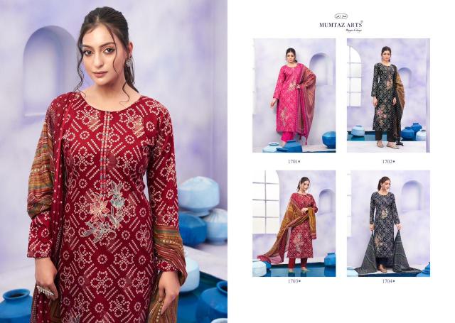 Mumtaz Ruhani Satin Embroidery Dress Material wholesale catalog