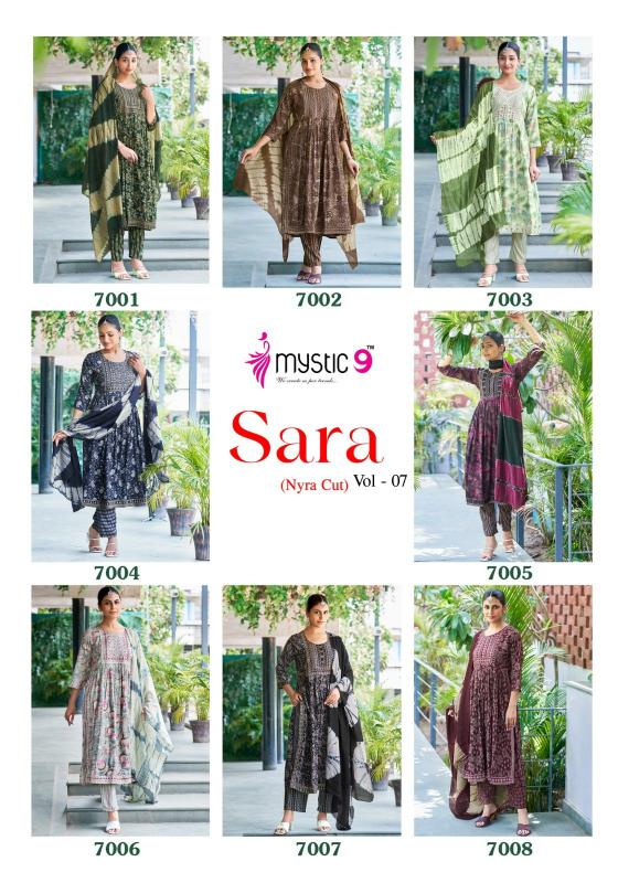 MYSTIC 9 SARA vol -7 Kurti Wholesale catalog