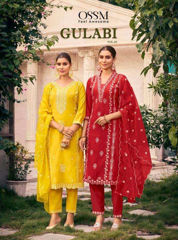 OSSM GULABI Vol 03 Kurti Wholesale catalog