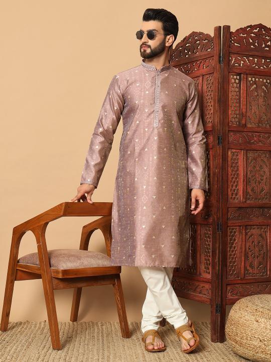 Outluk Vol 130 Jacquard Mens Kurta With Pyjama wholesale catalog