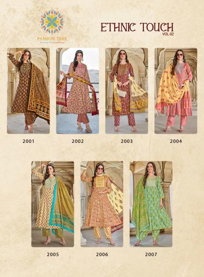 PASSION TREE ETHNIC TOUCH VOL 2 Kurti Wholesale catalog