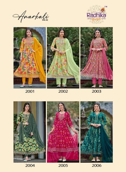 RADHIKA lifestyle  ANARKALI VOL 2 kurti wholesale catalog