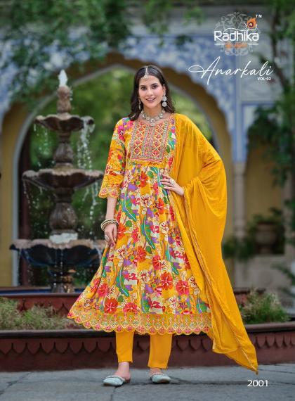 RADHIKA lifestyle  ANARKALI VOL 2 kurti wholesale catalog