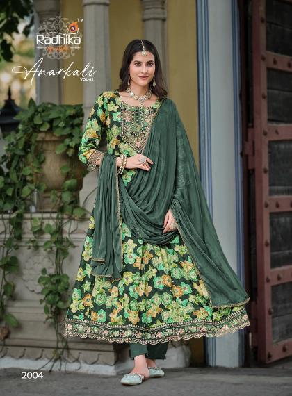 RADHIKA lifestyle  ANARKALI VOL 2 kurti wholesale catalog