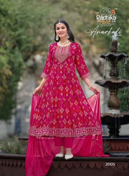 RADHIKA lifestyle  ANARKALI VOL 2 kurti wholesale catalog