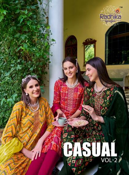 RADHIKA lifestyle CASUAL VOL 2 Kurti Wholesale catalog