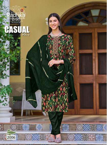 RADHIKA lifestyle CASUAL VOL 2 Kurti Wholesale catalog