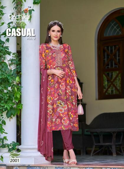 RADHIKA lifestyle CASUAL VOL 2 Kurti Wholesale catalog