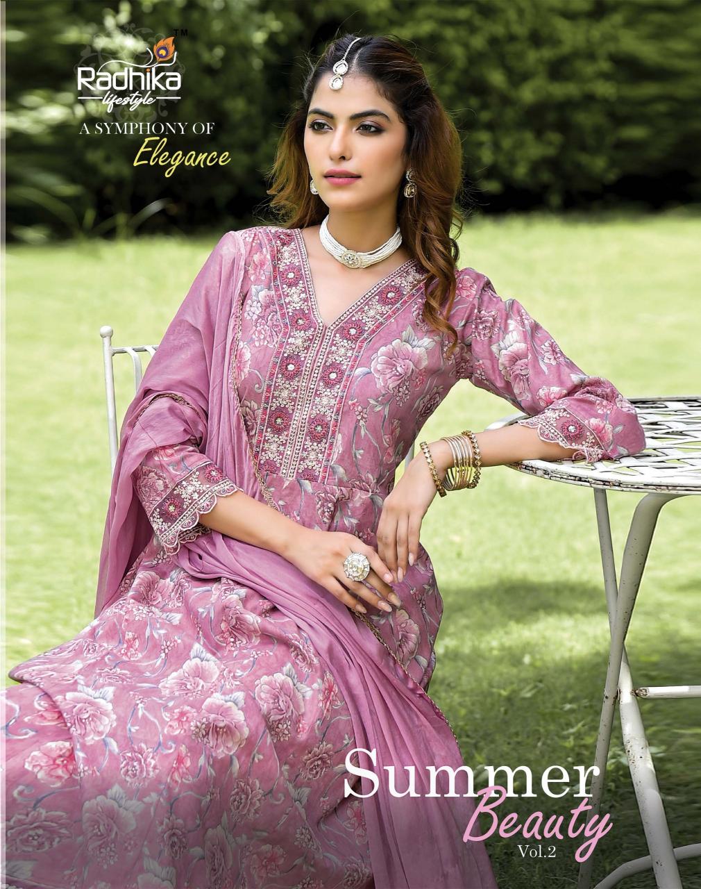 RADHIKA lifestyle SUMMER BEAUTY  VOL 2 Kurti Wholesale catalog