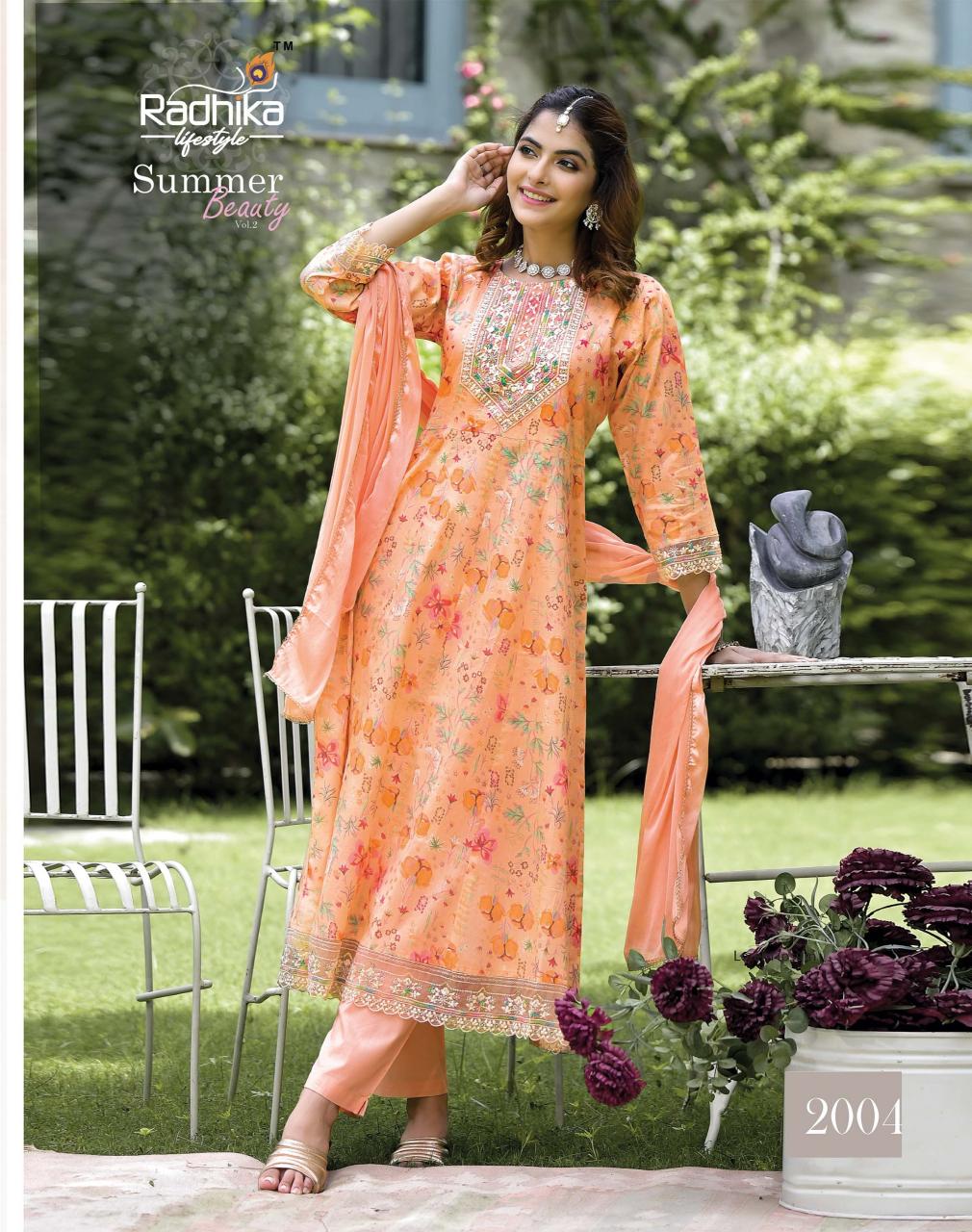 RADHIKA lifestyle SUMMER BEAUTY  VOL 2 Kurti Wholesale catalog