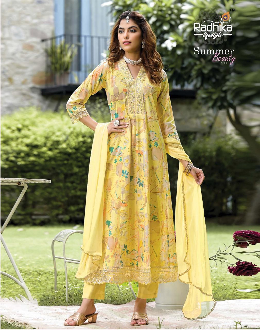 RADHIKA lifestyle SUMMER BEAUTY  VOL 2 Kurti Wholesale catalog