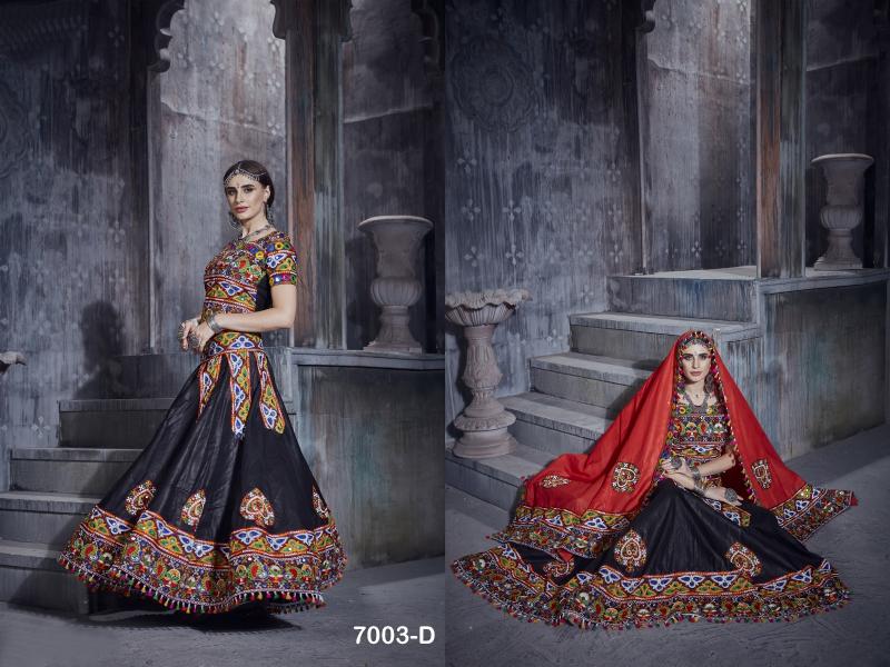 RAJWADI VOL -1 D - 7003 D NAVRATRI Lehenga CHOLI Wholesale catalog