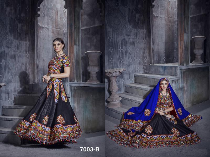 RAJWADI VOL -1 D - 7003 NAVRATRI Lehenga CHOLI Wholesale catalog