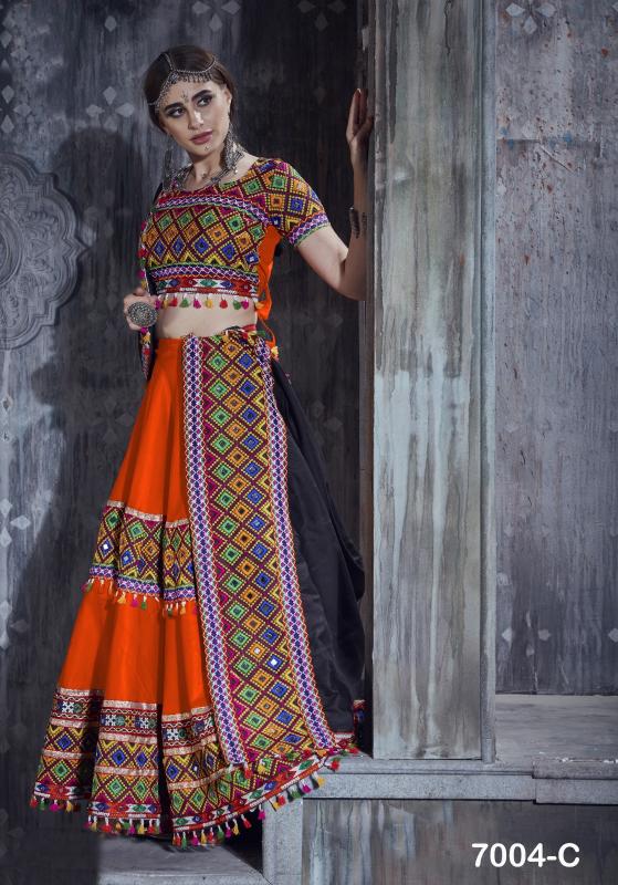 RAJWADI VOL -1 D - 7004 C NAVRATRI Lehenga CHOLI Wholesale catalog