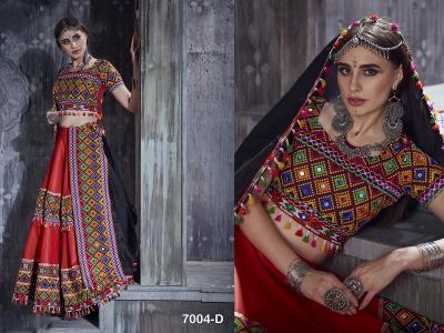 RAJWADI VOL -1 D - 7004 D NAVRATRI Lehenga CHOLI Wholesale catalog