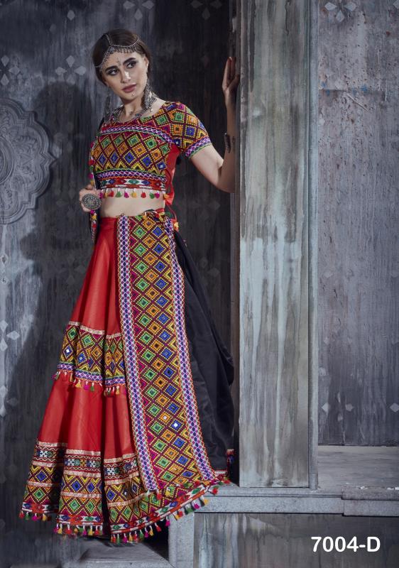 RAJWADI VOL -1 D - 7004 D NAVRATRI Lehenga CHOLI Wholesale catalog