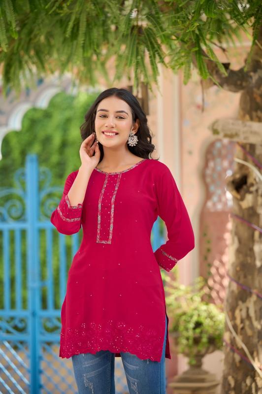 Rangmaya ALFA V-4 Kurti Wholesale catalog