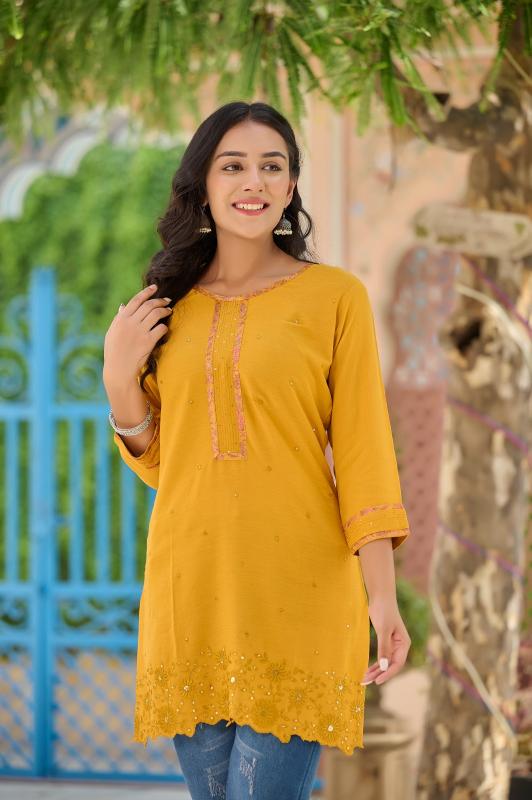 Rangmaya ALFA V-4 Kurti Wholesale catalog