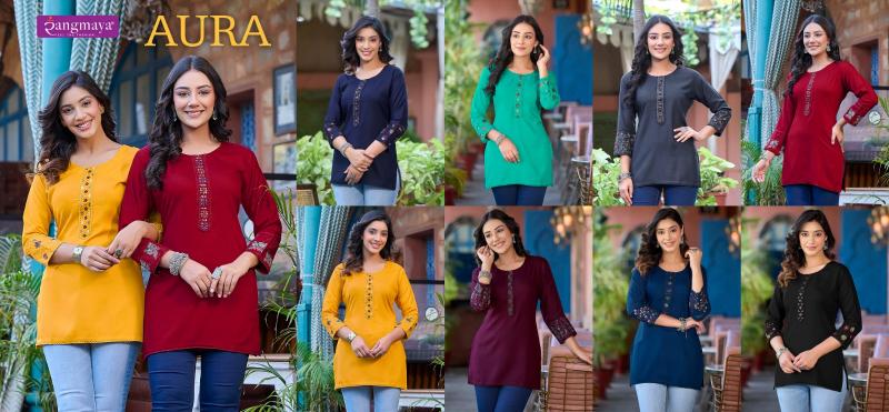 Rangmaya AURA Kurti Wholesale catalog