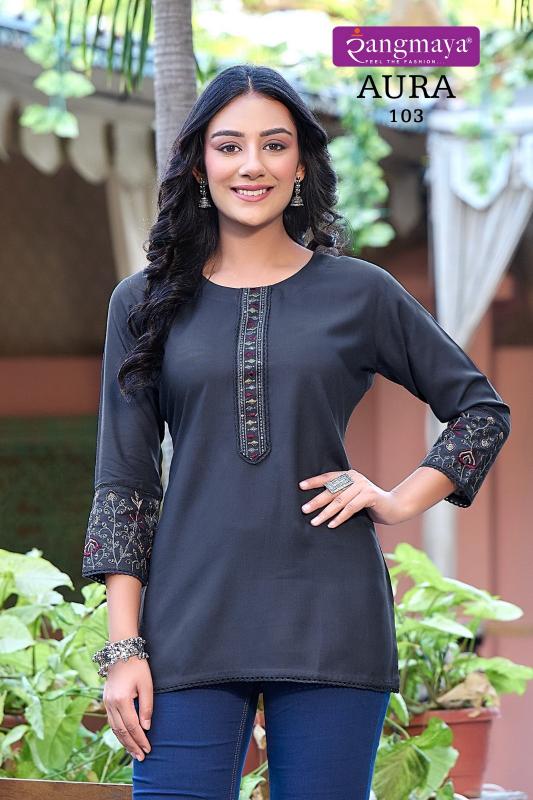 Rangmaya AURA Kurti Wholesale catalog