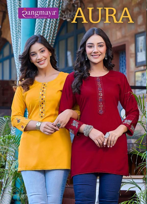 Rangmaya AURA Kurti Wholesale catalog