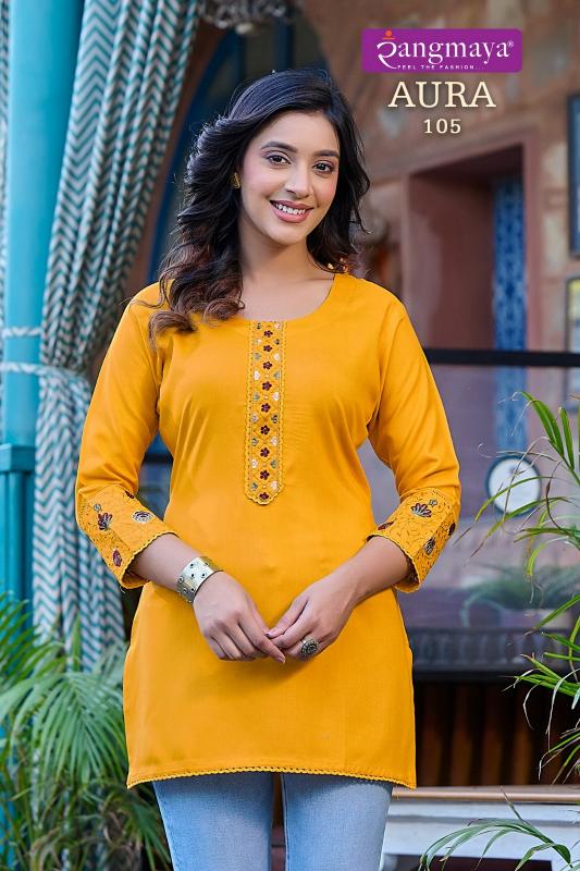 Rangmaya AURA Kurti Wholesale catalog