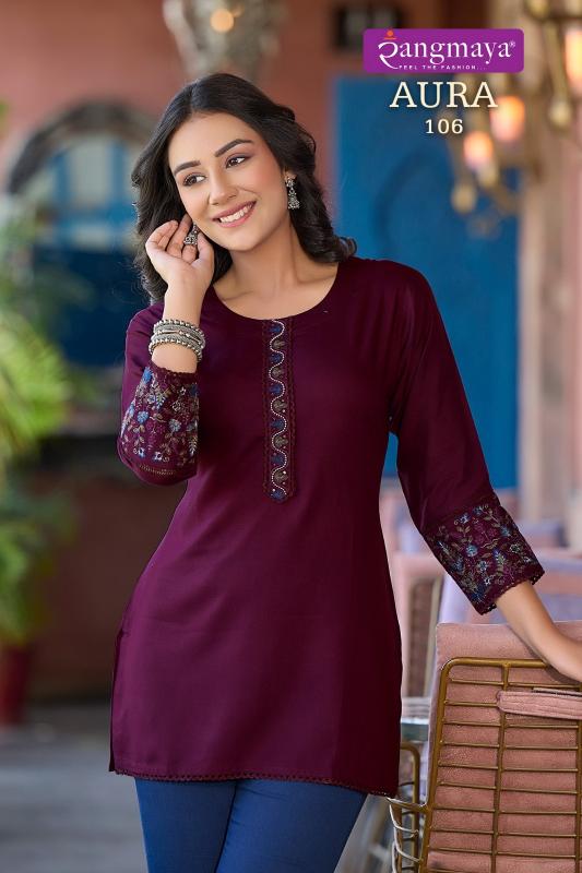 Rangmaya AURA Kurti Wholesale catalog