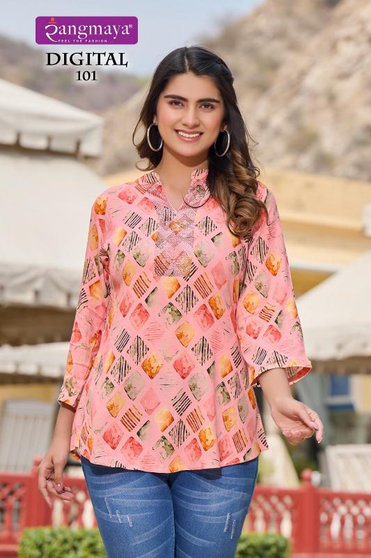 Rangmaya DIGITAL Kurti Wholesale catalog