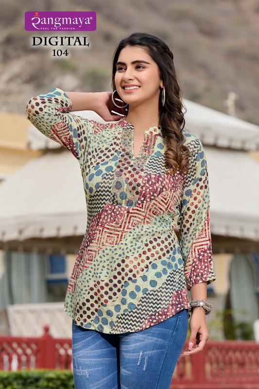 Rangmaya DIGITAL Kurti Wholesale catalog