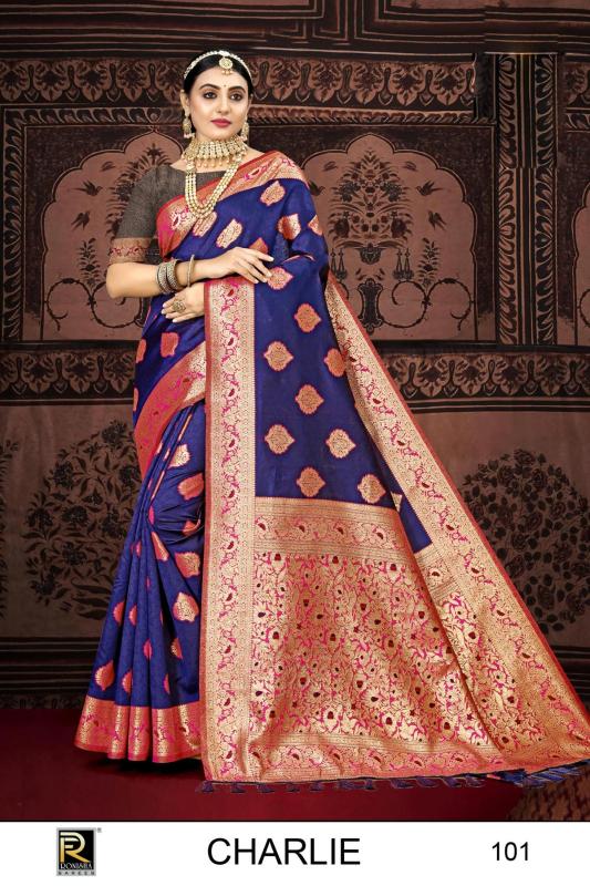 Ronisha Charlie Banarasi Silk Saree Wholesale catalog