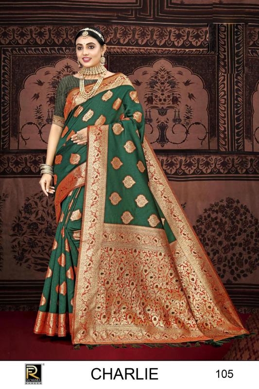 Ronisha Charlie Banarasi Silk Saree Wholesale catalog