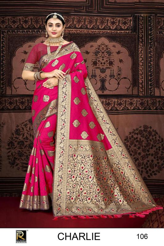 Ronisha Charlie Banarasi Silk Saree Wholesale catalog