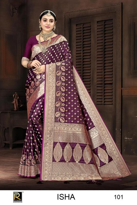 Ronisha ISHA Banarasi Silk Saree Wholesale catalog