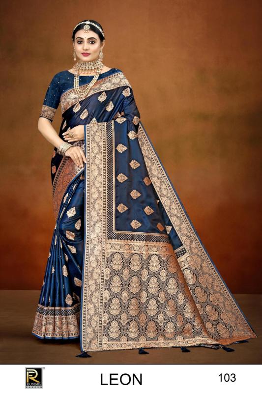 Ronisha Leon Banarasi Silk Saree Wholesale catalog