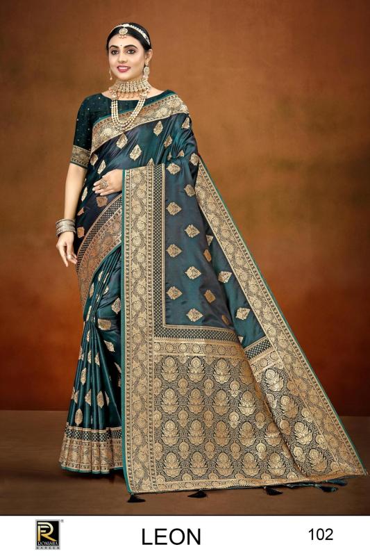 Ronisha Leon Banarasi Silk Saree Wholesale catalog